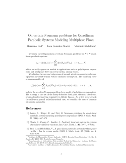 On certain Neumann problems for Quasilinear Parabolic