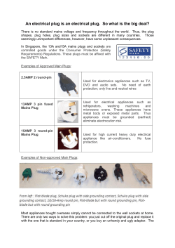 An electrical plug is an electical plug