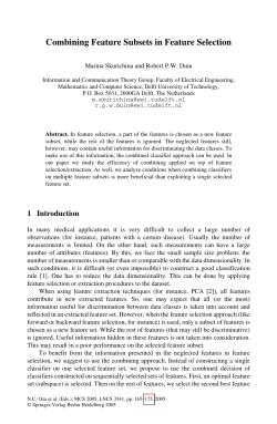 Combining Feature Subsets in Feature Selection