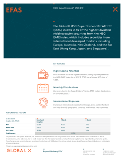The Global X MSCI SuperDividend&reg; EAFE ETF