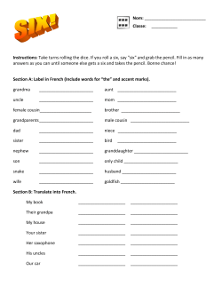 Section A: Label in French