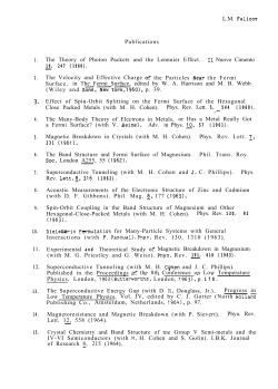 L.M. Falicot Publications 11. 12. The Theory of Photon Packets and