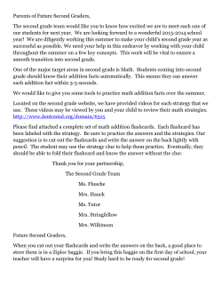 Addition Strategy Flashcards