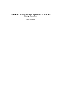 Multi-Agent Potential Field Based Architectures for Real