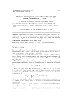 On some new sequence spaces of non