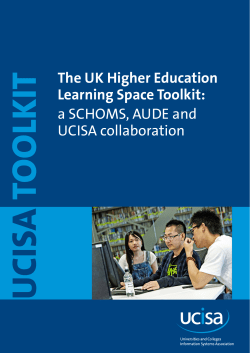 IT The UK Higher Education Learning Space Toolkit: a