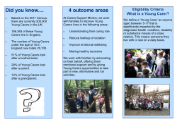 Did you know.... 4 outcome areas