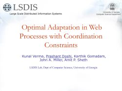 Autonomic Web Processes - Computer Science