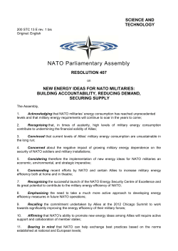 draft resolution on the european security and defence identity