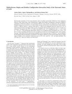 Multireference Singles and Doubles Configuration Interaction Study