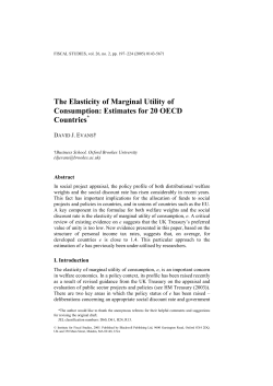 The Elasticity of Marginal Utility of Consumption