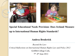 Role of Education for Disabled People &ldquo;If every child