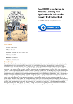 Read  Introduction to Machine Learning with