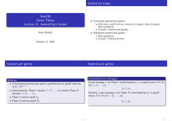 Stat155 Game Theory Lecture 13: General-Sum Games - b