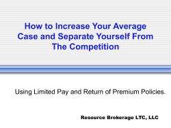 How to Increase Your Average Case and Separate Yourself From