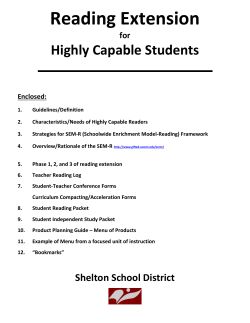 3. Strategies for SEM-R (Schoolwide