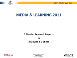 ELIS &ndash; Multimedia Lab