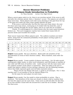Soccer Shootout Problem