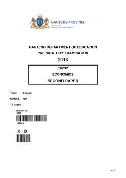 10732 Economics P2 Eng - Gauteng Department of Education
