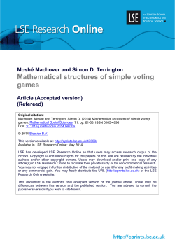Mathematical structures of simple voting games