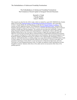The Social Dynamics of Friendship Formation in American High