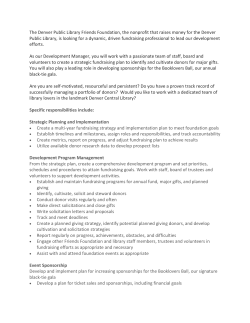 Job Description - Development Manager