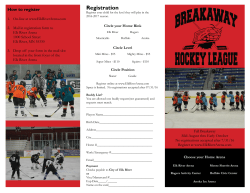 Fall Breakaway Hockey League Flyer 2016.indd