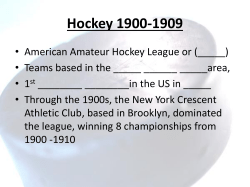 Hockey 1900-1909 - Hatboro