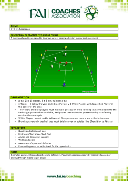 COACH: DATE OF SESSION: