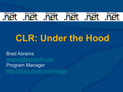 CLR: Under the Hood