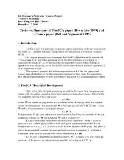 Technical Summary of the Papers