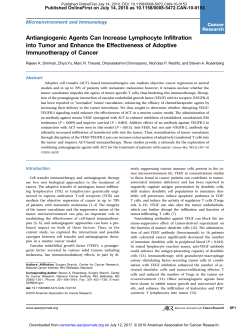 Antiangiogenic Agents Can Increase