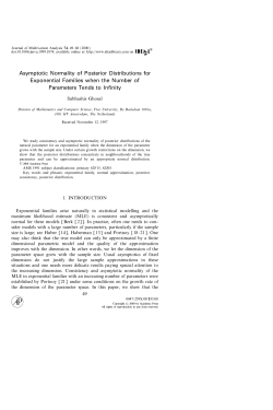 Asymptotic Normality of Posterior Distributions