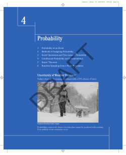 Probability - Ohio University