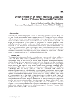 Synchronization of Target Tracking Cascaded Leader