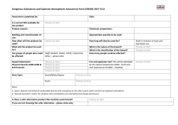 DSEAR - Code of Practice