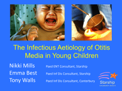 Nikki Mills Paediatric ENT Consultant Starship Hospital