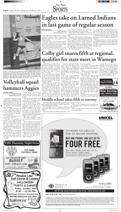 Eagles take on Larned Indians in last game of regular season