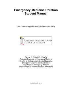 2010 updated guide - Emergency Medicine