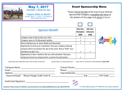 May 7, 2017 Free Kids* + Family Fun Run Inspire Kids to Move