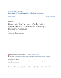 Critical Approaches and Ludonarrative Harmony in Interactive