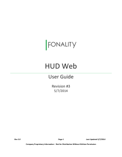 Fonality HUD Web