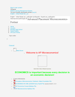 AP MICRO EXAM REVIEW SHEET with Answers