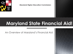An Overview of State Financial Aid Programs