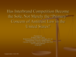 The Proposed New Merger Guidelines in the US: Change We