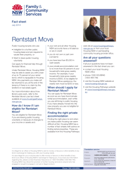 Rentstart Move - Housing Pathways