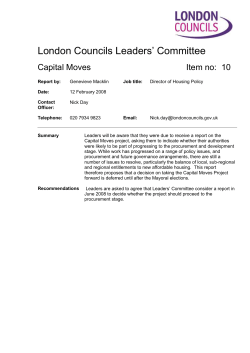 London Councils Leaders Committee