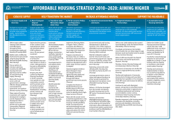 Affordable Housing Strategy 2010 - 2020