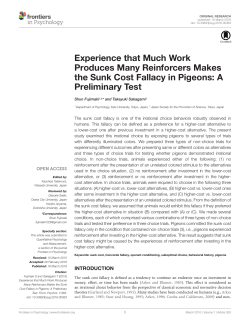 Experience that Much Work Produces Many Reinforcers
