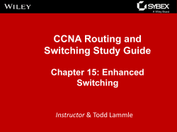 CCNA Routing and Switching Study Guide